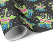 90年と愛 |第90誕生日 ラッピングペーパー (ロールコーナー)
