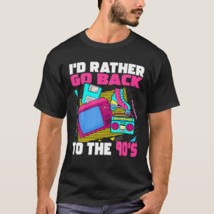 90年代から1990年代の美学Noに戻りたい Tシャツ