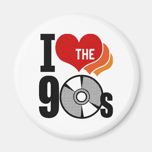 90年代が大好き マグネット (正面)