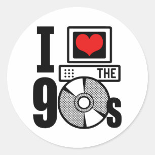 90年代が大好き ラウンドシール
