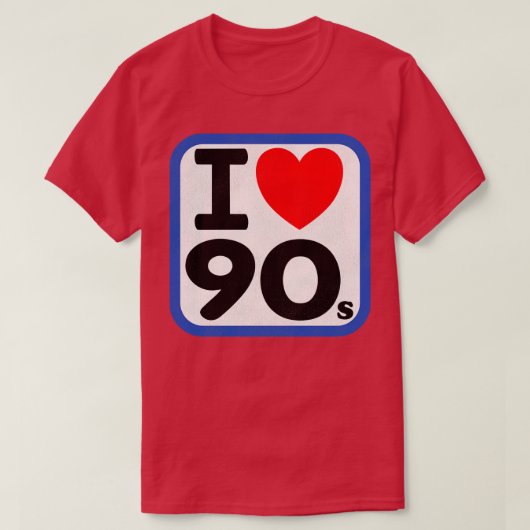 90年代が大好き Tシャツ (デザイン正面)