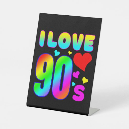 90年代が好き 台座サイン (正面)
