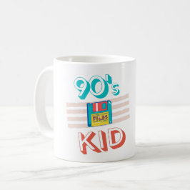 90年代っ子 - フロッピーLOVERS コーヒーマグカップ