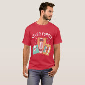 90年代と80年代の女性を忘れない Tシャツ (正面フル)