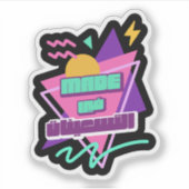 90年代にアラビア語レトロ シール (正面)