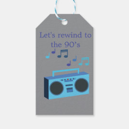 90年代にタイムスリップ ギフトタグ