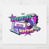 90年代にタイムスリップ ビールラベル (シングルラベル)