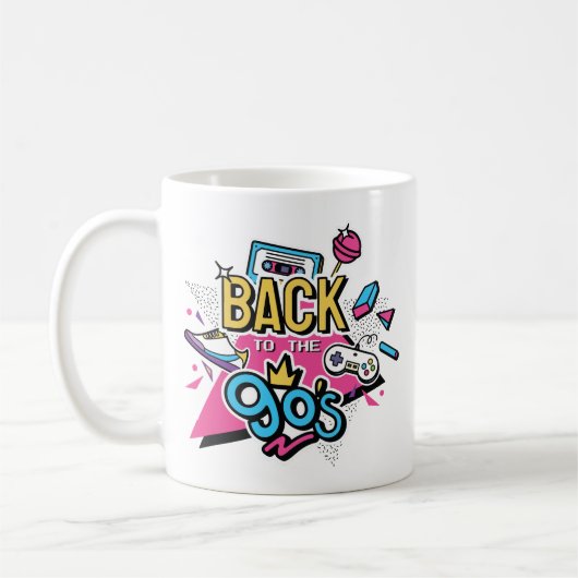 90年代にバック コーヒーマグカップ (左)