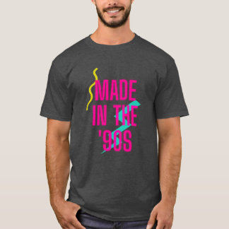 90年代に作られたレトロネオンポップアート家族 Tシャツ