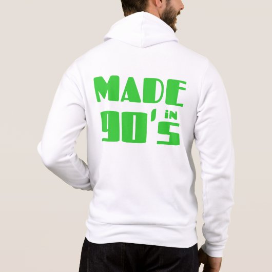 90年代に作られた パーカ (裏面)