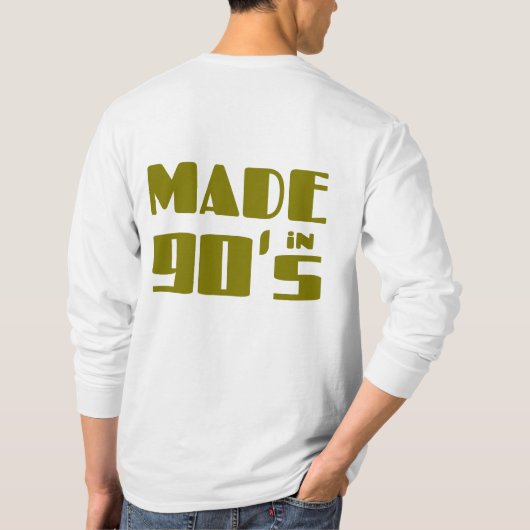 90年代に作られた Tシャツ (裏面)