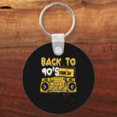 90年代に戻るレトロヴィンテージカセットテープギフト キーホルダー (正面)