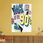 90年代に戻る キャンバスプリント (インサイチュ (リビング))