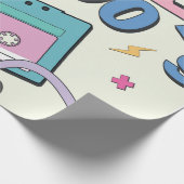 90年代に戻る ラッピングペーパー (角)