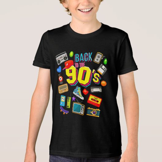 90年代に戻る：レトロリミックスTee トライブレンドＴシャツ (正面)