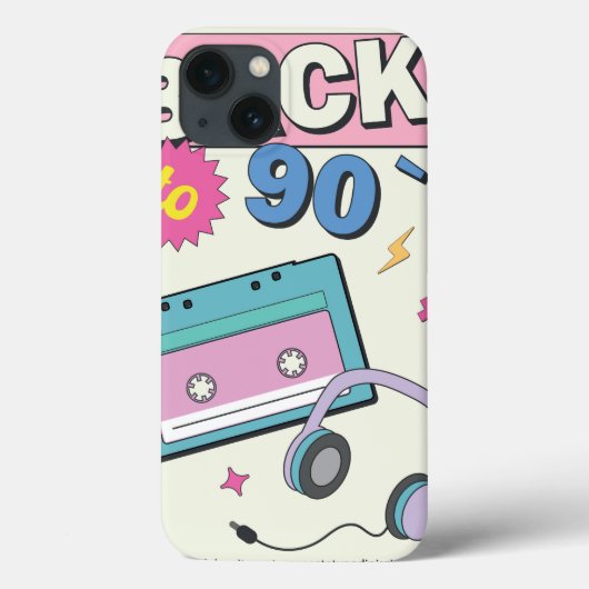 90年代に戻る Case-Mate iPhoneケース (裏面)