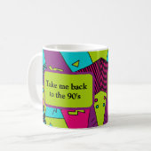 90年代に連れ戻して – 90年代の赤ちゃん コーヒーマグカップ (正面左)