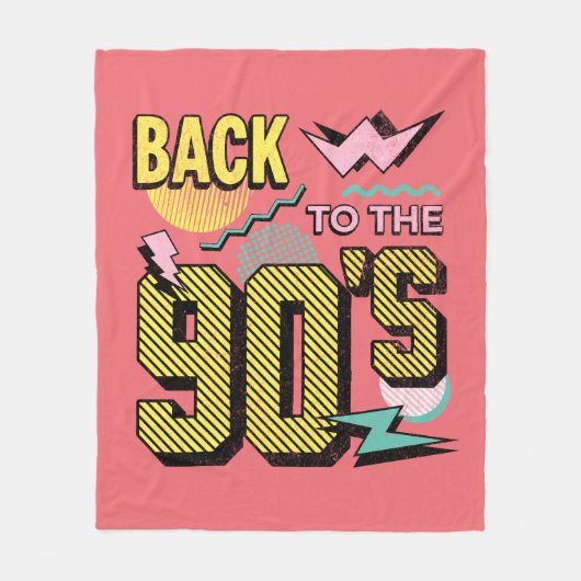 90年代に フリースブランケット (正面)