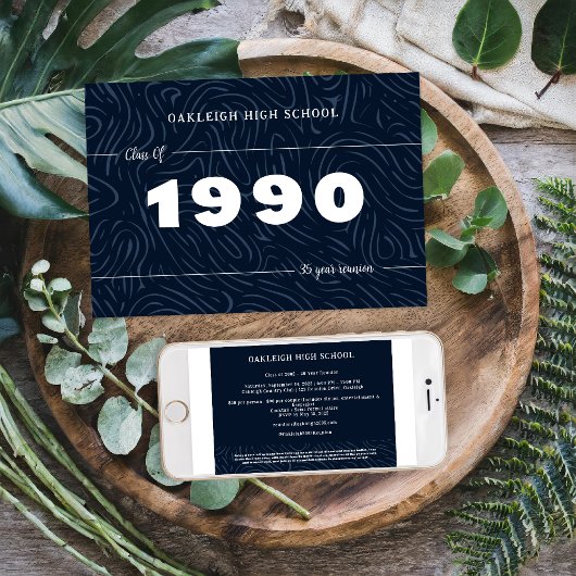 90年代に | 学校懇親会パーティー 招待状