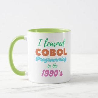 90年代にCOBOLプログラミング言語を学んだ マグカップ