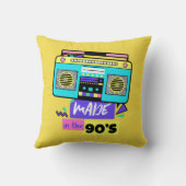 90年代のおもしろいでノスタルジックなギフトの装飾用クッションで作られる クッション (裏面)