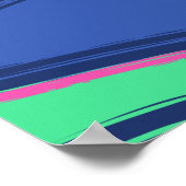 90年代のはっきりしたパーティーポスター ポスター (角)