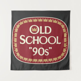 90年代のオールドスクール・モルトリカー40オンスラベルデザイン タペストリー