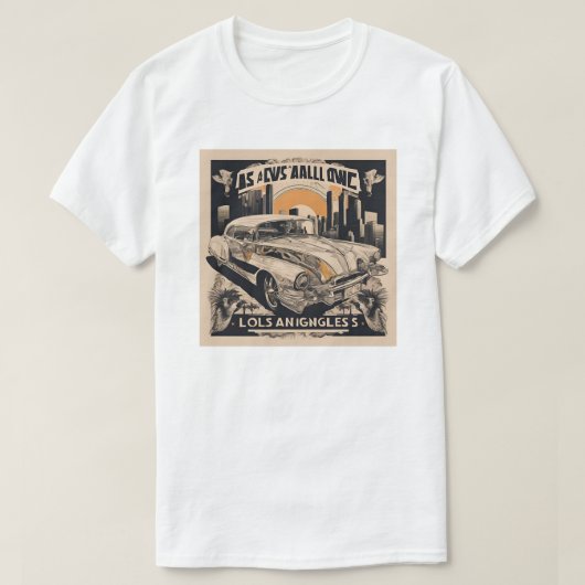90年代のカーデザインTシャツ Tシャツ (デザイン正面)