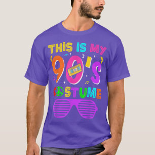 90年代のコスチュームレトロ90年代の音楽テーマパーティー Tシャツ