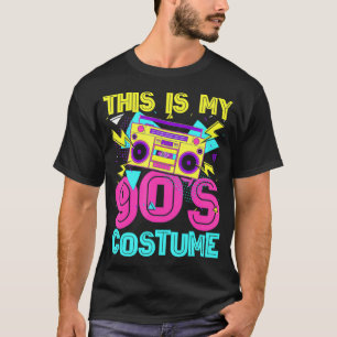 90年代のコスチュームレトロ90年代の音楽テーマパーティー Tシャツ