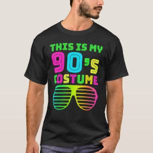 90年代のコスチュームレトロ90年代の音楽テーマパーティー Tシャツ