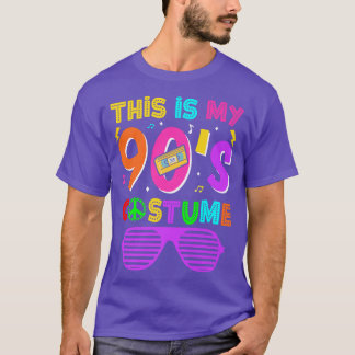 90年代のコスチュームレトロ90年代の音楽テーマパーティー Tシャツ