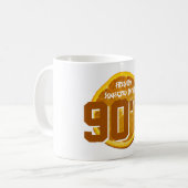 90年代のコーヒーマグで搾りたての コーヒーマグカップ (正面左)