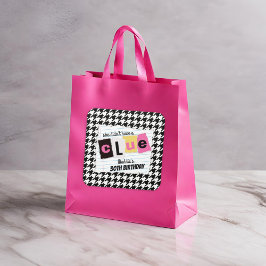 90年代のサプライズ千鳥格子のバースデーパーティー スクエアシール