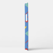 90年代のシームレスパターン。メンフィスの背景。幾何学模様 Case-Mate iPhoneケース (裏面 / 右)