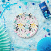 90年代のスタイル音楽 ペーパープレート (パーティー)