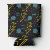 90年代のスタイル:カラフル抽象芸術パターン 缶クーラー (正面)