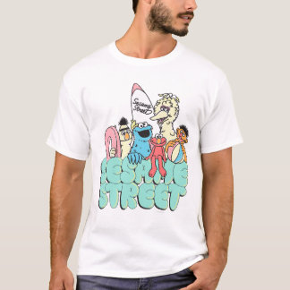 90年代のセサミストリートのヴィンテージの波 Tシャツ