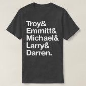 90年代のダラスカウボーイズ伝説 Tシャツ (デザイン正面)