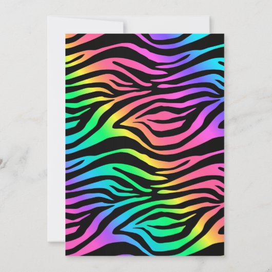 90年代のテーマ誕生日の招待状 招待状 (裏面)