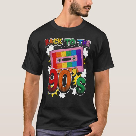 90年代のディスコ無線とテクノ時代のVinに戻る Tシャツ (正面)