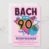 90年代のバチェロレッテ招待状 招待状 (正面)