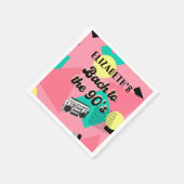 90年代のバチェロレッテ スタンダードカクテルナプキン (角)