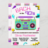 90年代のバチェロレッテ 招待状 (正面/裏面)