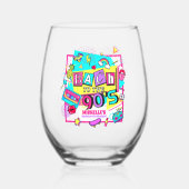 90年代のバッハ ステムなしワイングラス (正面)