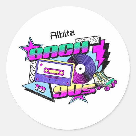 90年代のバッハ ラウンドシール (正面)