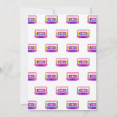 90年代のバースデーパーティーへタイムスリップしよう 招待状 (裏面)