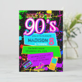 90年代のパーティの招待状 招待状 (スタンド正面)