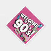 90年代のパーティーは1990年代のパーティーへようこそ スタンダードランチョンナプキン (角)