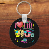 90年代のパーティー服90erレトロ キーホルダー (正面)